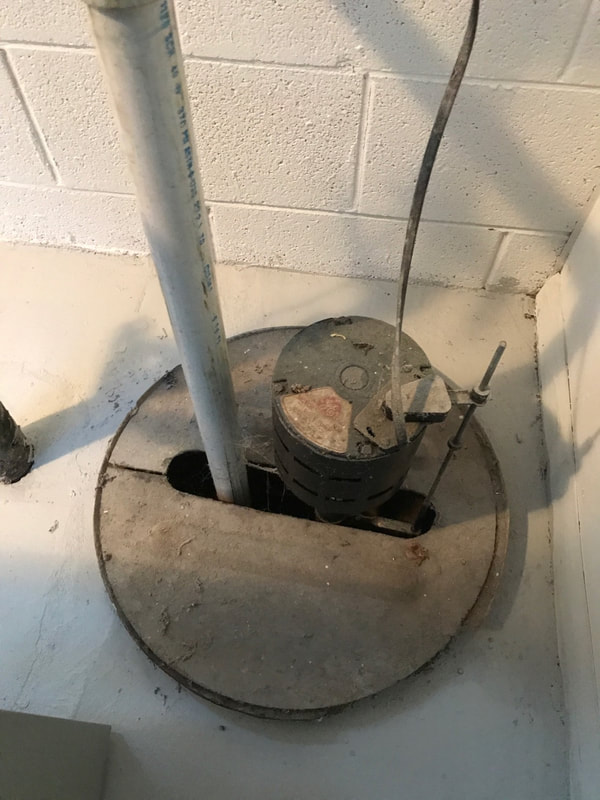 Sump pump with old motor